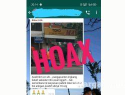Berita 10 Karyawan Toko Mayar Jombang Terpapar Covid-19, Hoax