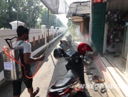 Penyemprotan Disinfektan di Masa PPKM Darurat