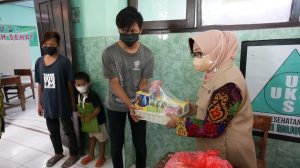 Jenguk Anak Yatim Korban Pandemi Covid-19, Bu Mundjidah Bawa Kabar Baik