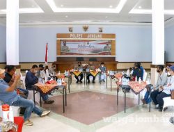 Jalin Kemitraan, Kapolres Jombang Silaturahmi dengan Awak Media