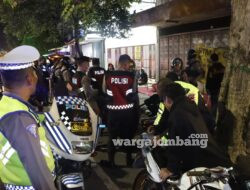 Puluhan Motor Berknalpot Brong Terjaring Operasi Gabungan Polres Jombang