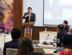 Hadiri Ujian Terbuka Program Doktoral Dirjen PPTR, Menteri AHY: Pemangku Kebijakan Harus Dekat dengan Dunia Keilmuan