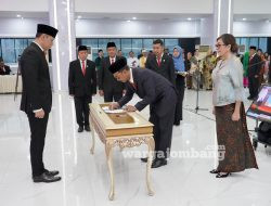 Lantik 67 Pejabat Struktural dan Fungsional, Menteri AHY Harapkan Jajaran Kementerian ATR/BPN Bangun Semangat Integritas